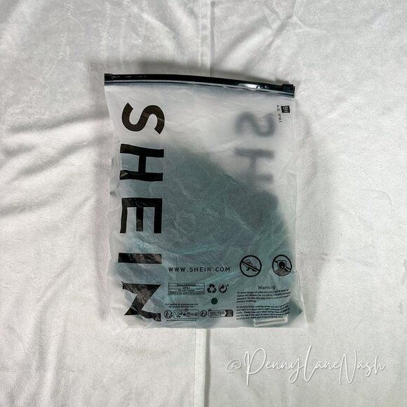 Shein Sheer Mesh Floral Embroidered Bodysuit Top Green - Picture 3 of 9